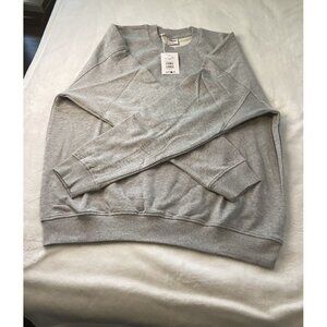 gymshark mens rest day essential crew L light crew core marl NWT